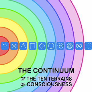The Ten Terrains exist on a Continuum of 'awareness' moving from separation to Unity. See www.tenterrains.com
